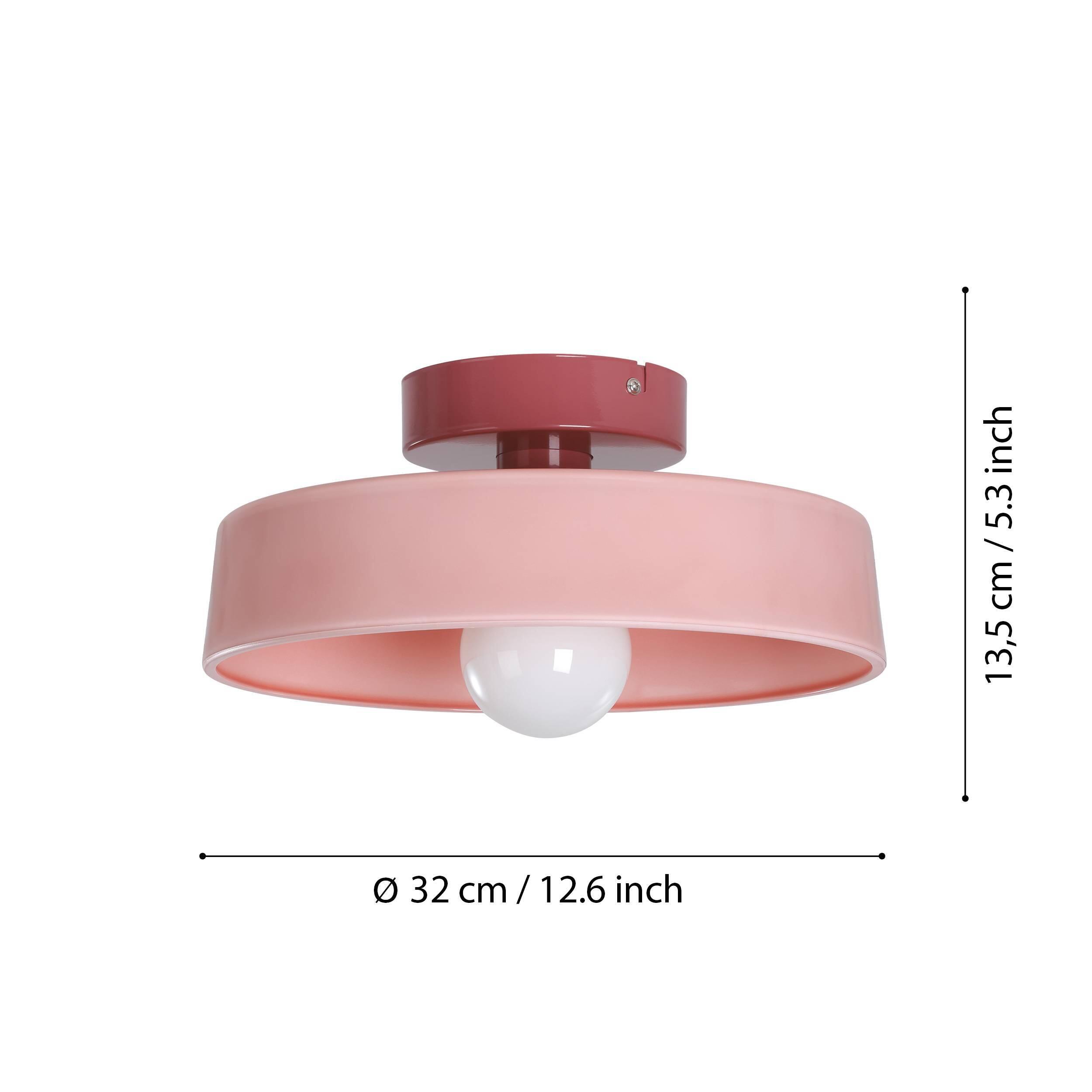 Plafonnier E27, cristal, rose Presa D.32 cm EGLO - 5