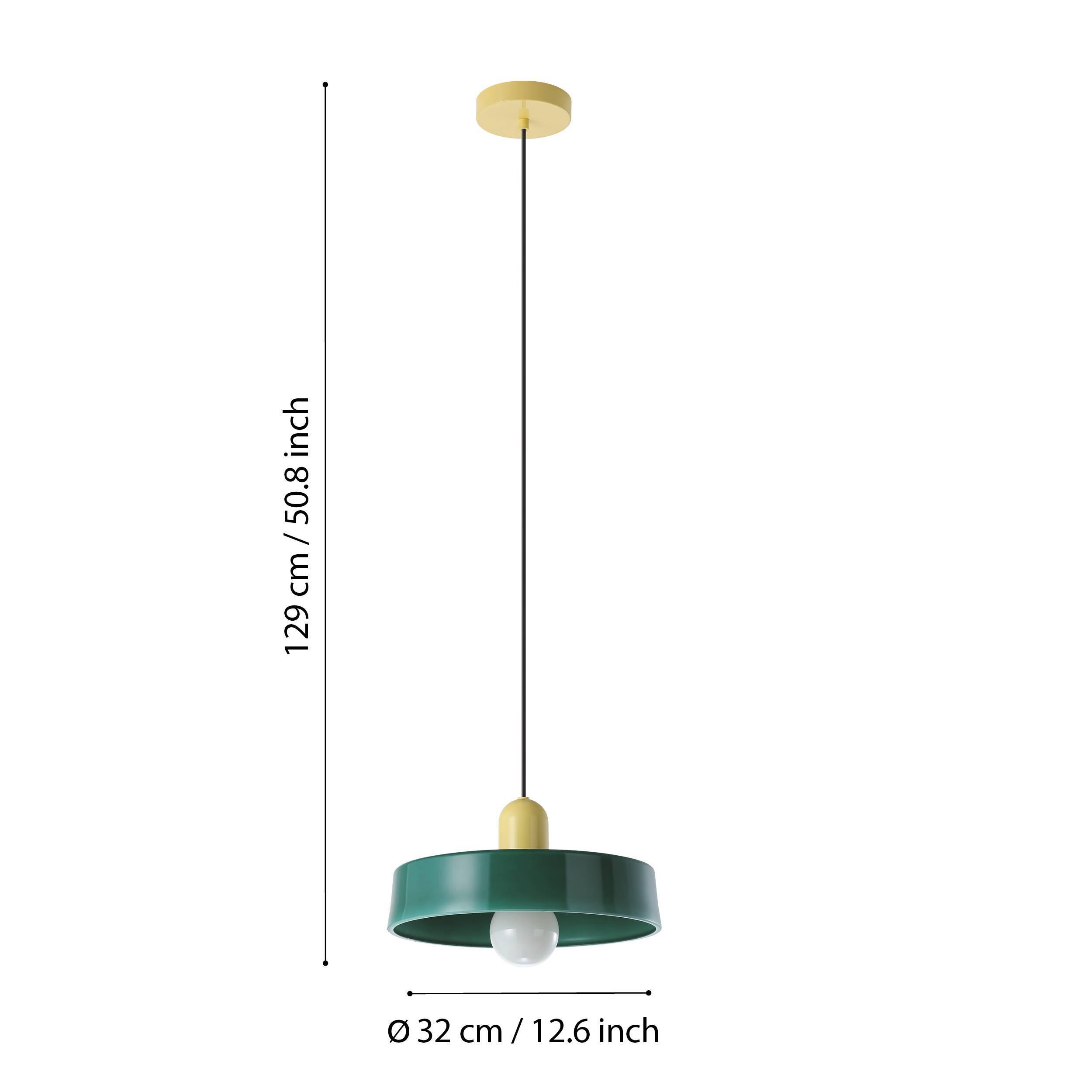 Suspension Presa cristal, vert, Diam.32 cm, E27 - 5