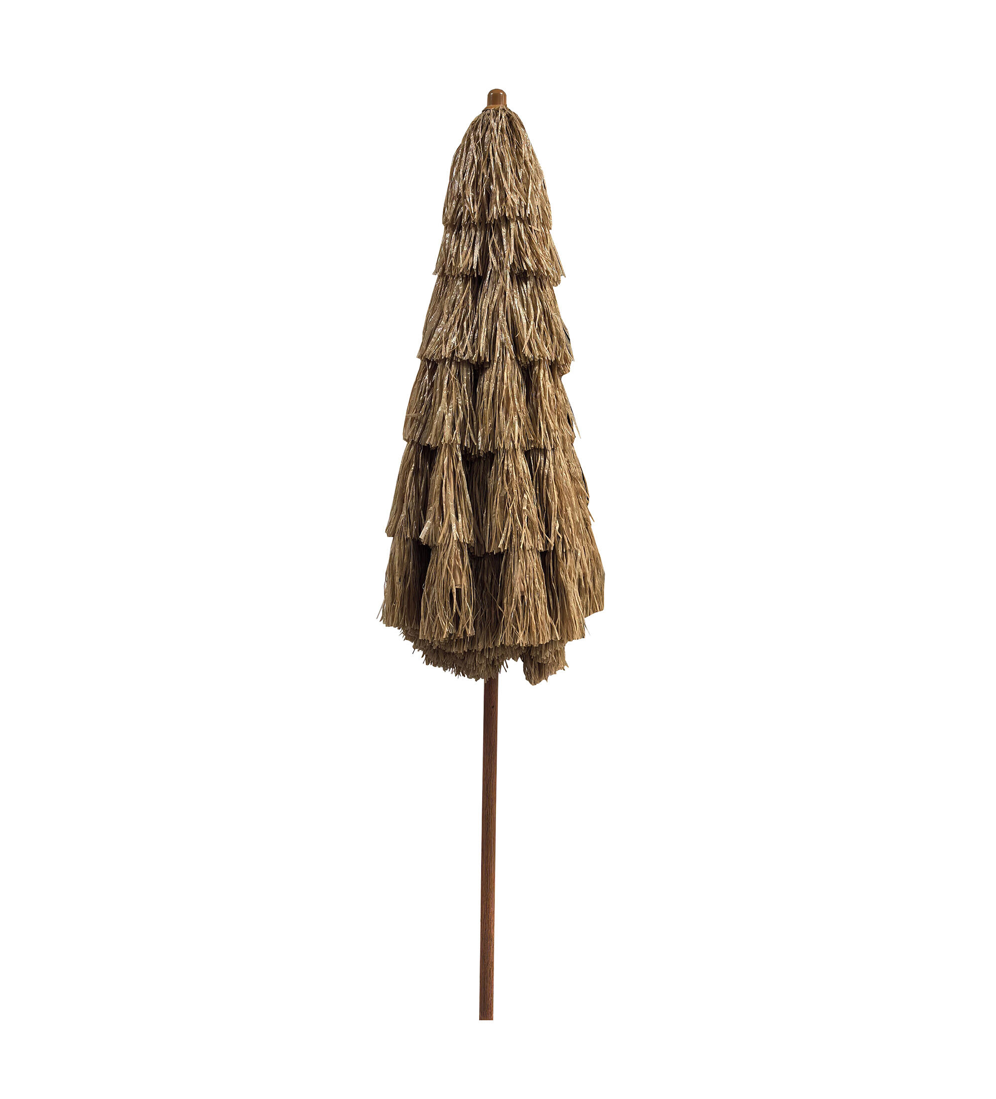 Parasol droit octogonal sable Croisette OVIALA L.195 x l.195 cm - 3