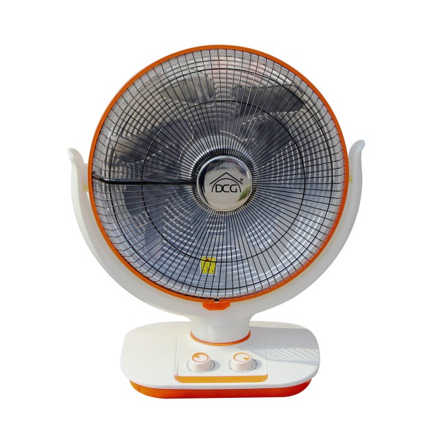 Termoventilatore elettrico oscillante CARBON CRYSTAL h.50CM bianco 900 W