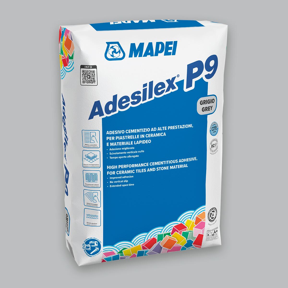 Malta adesiva in polvere MAPEI Adesilex P9 25 kg grigio C2TE - 2