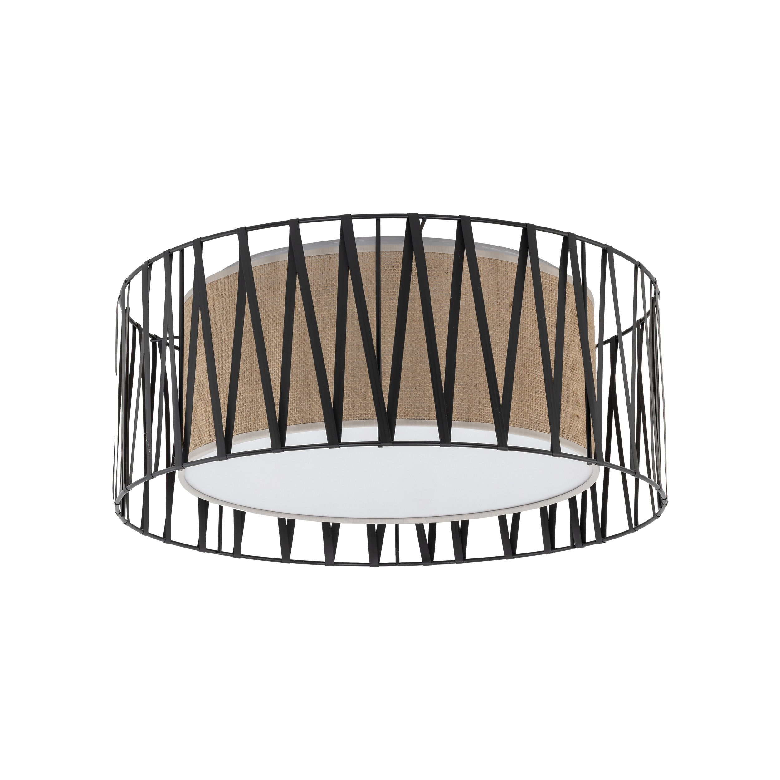 Lampa sufitowa Harmony 1xE27 15W 50 cm brązowa TK LIGHTING