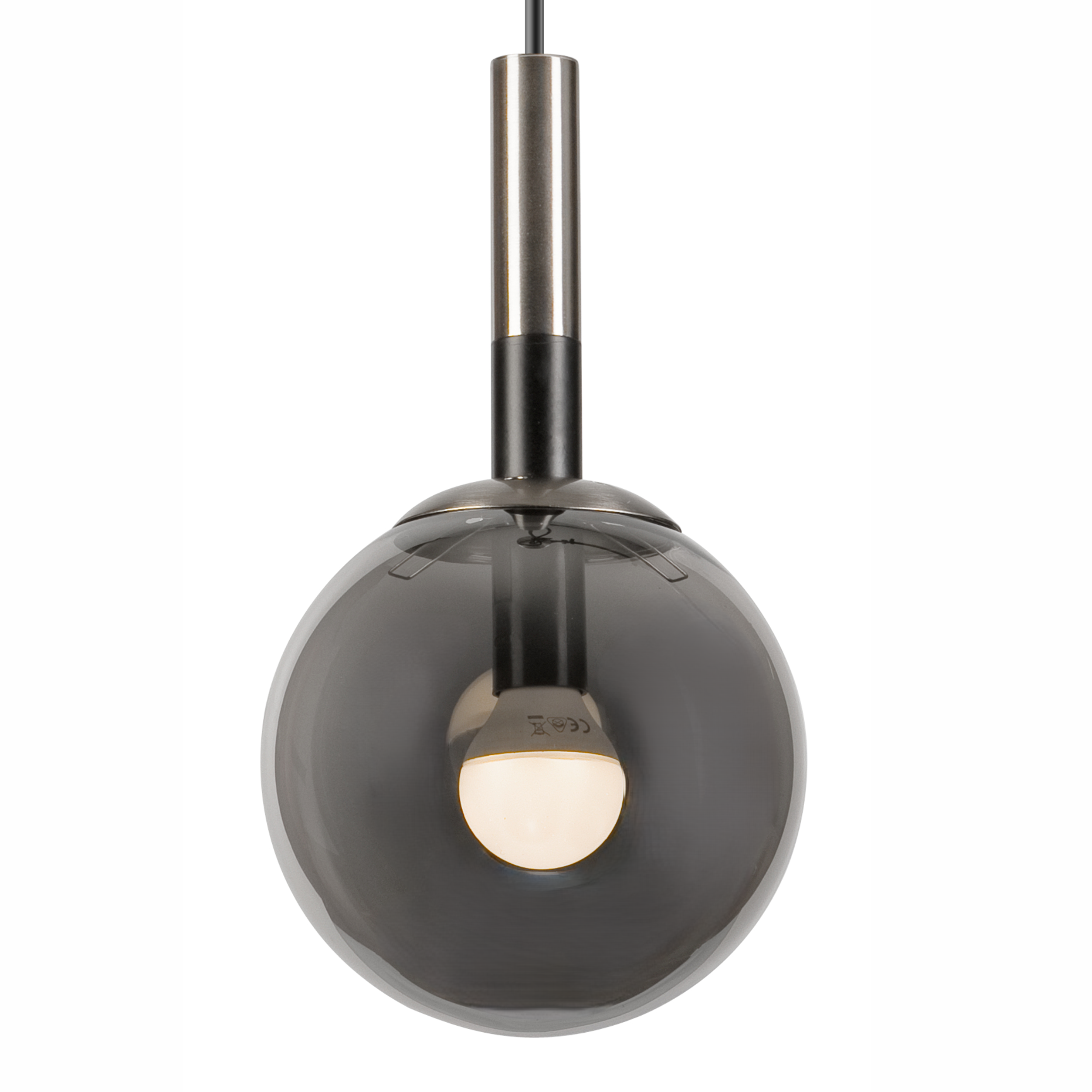 Lampa wisząca Rollo srebrna E14 Lamkur - 8