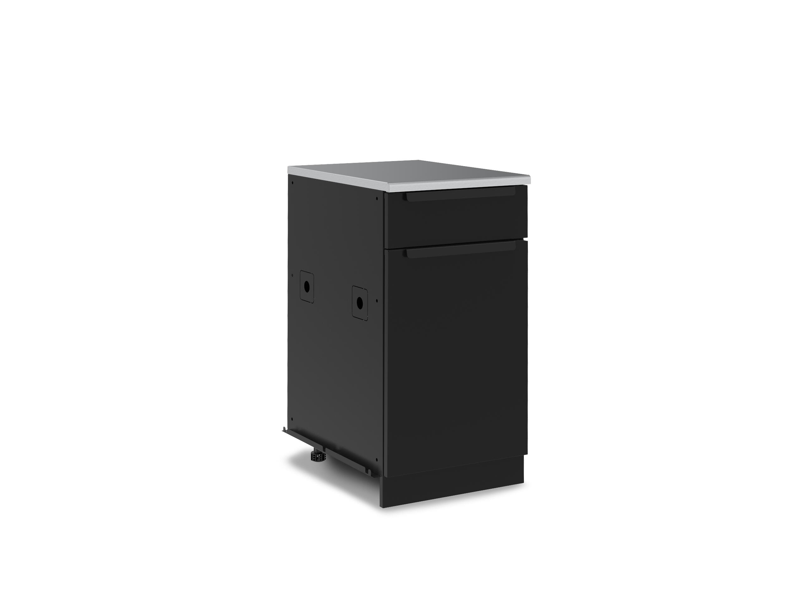 Módulos adicionales para cocina al aire libre para barbacoa de obra baron mok puerta-cajón broil king
