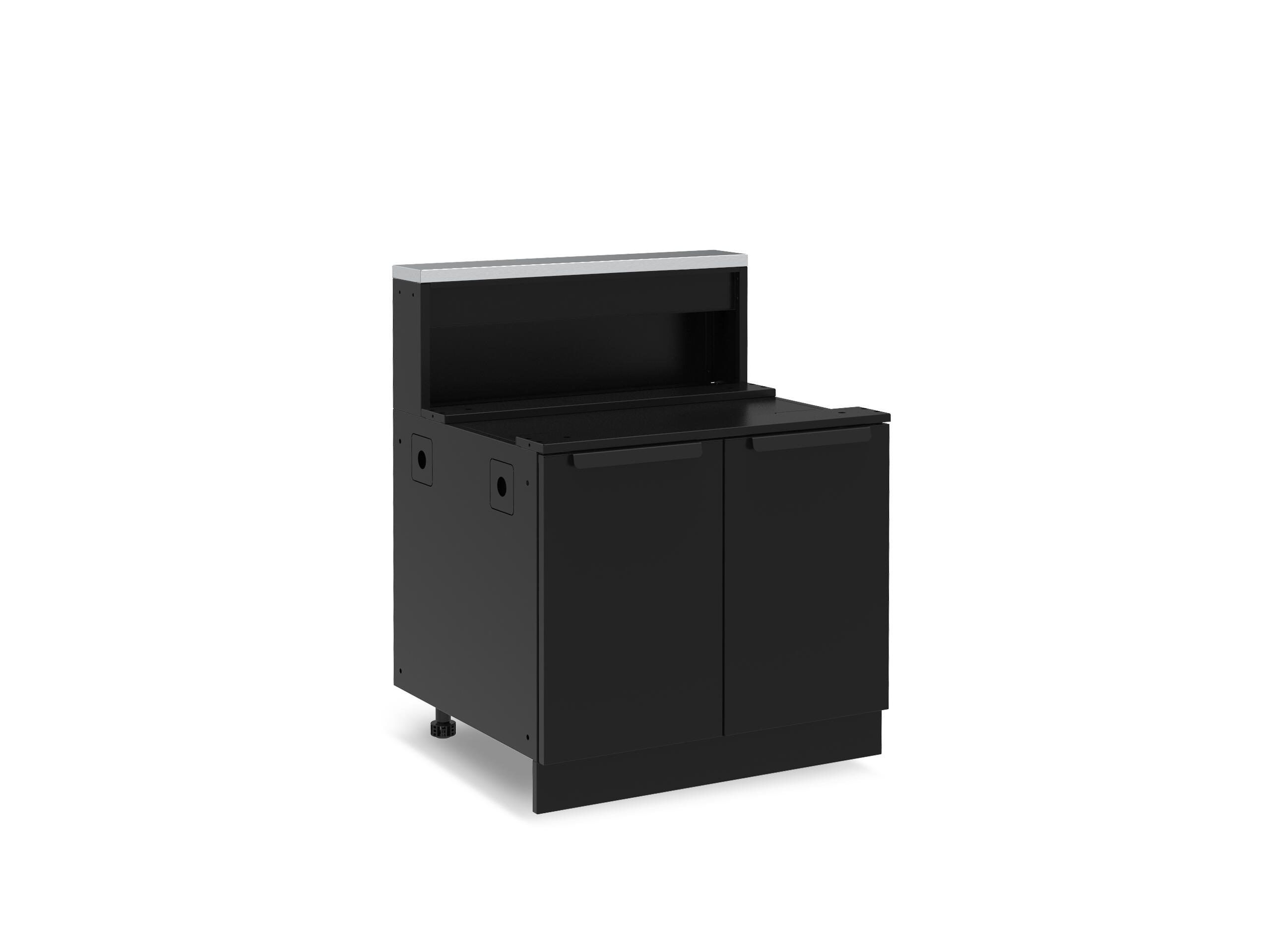 Módulos adicionales para cocina al aire libre para barbacoa de obra baron mok 400 cabinet broil king