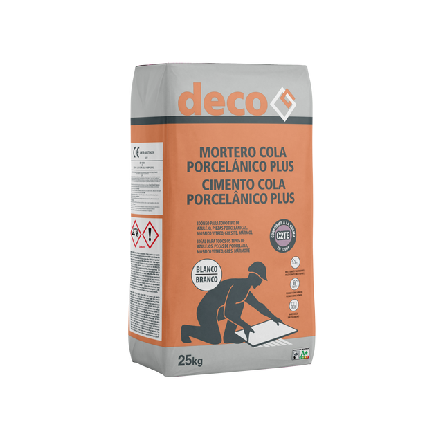 Mortero cola blanco CEMENTOS CAPA C2TE