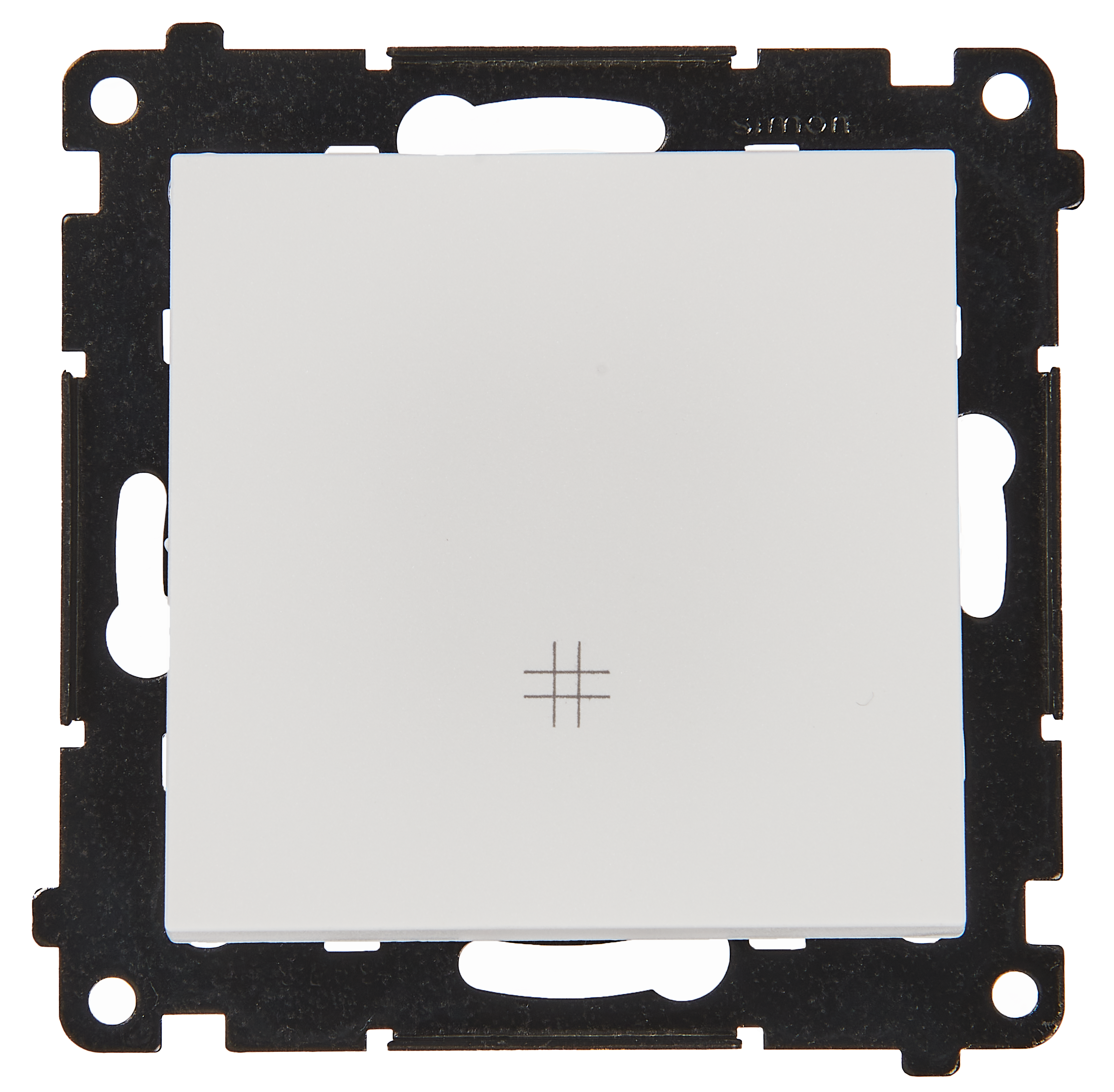 龍玄朧 Włącznik krzyżowy biały mat Simon 55 - Leroy Merlin