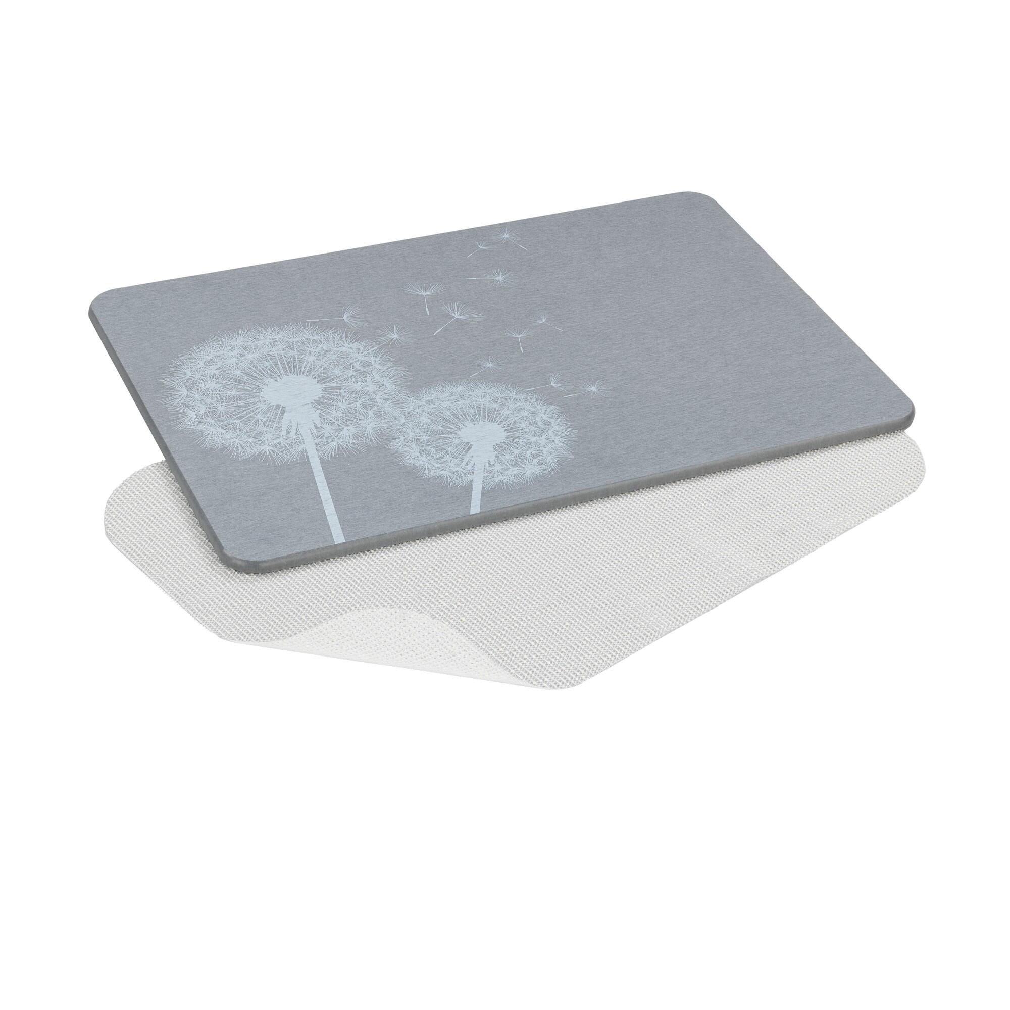 Alfombra de baño rectangular ASTERA 39x60 cm gris - 5
