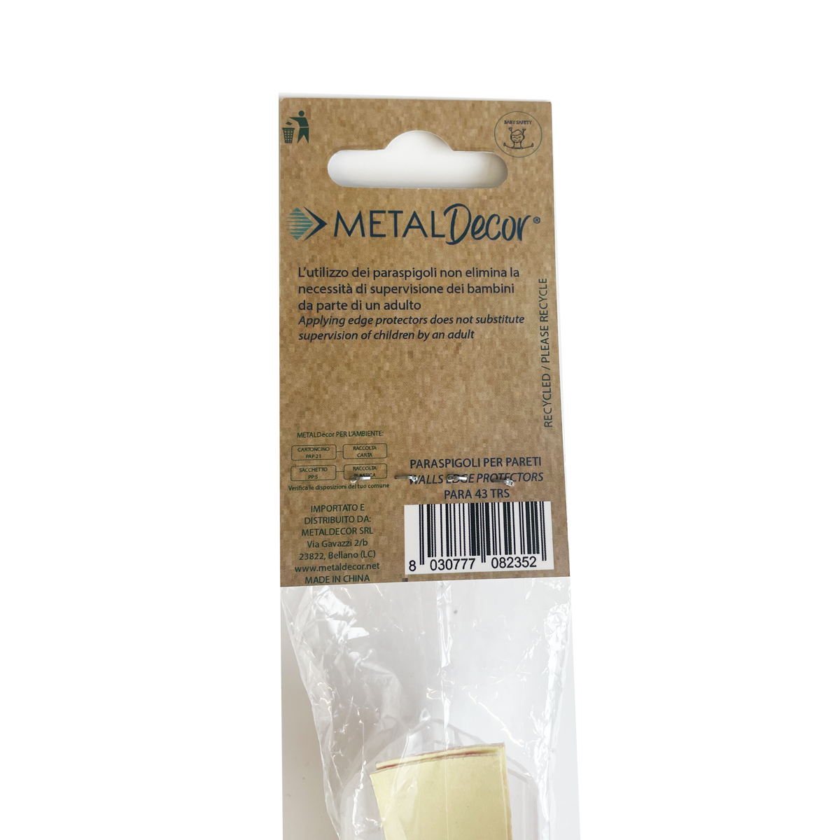 Paraspigolo PARA 43 TRS in pvc trasparente L 1000 x - 7