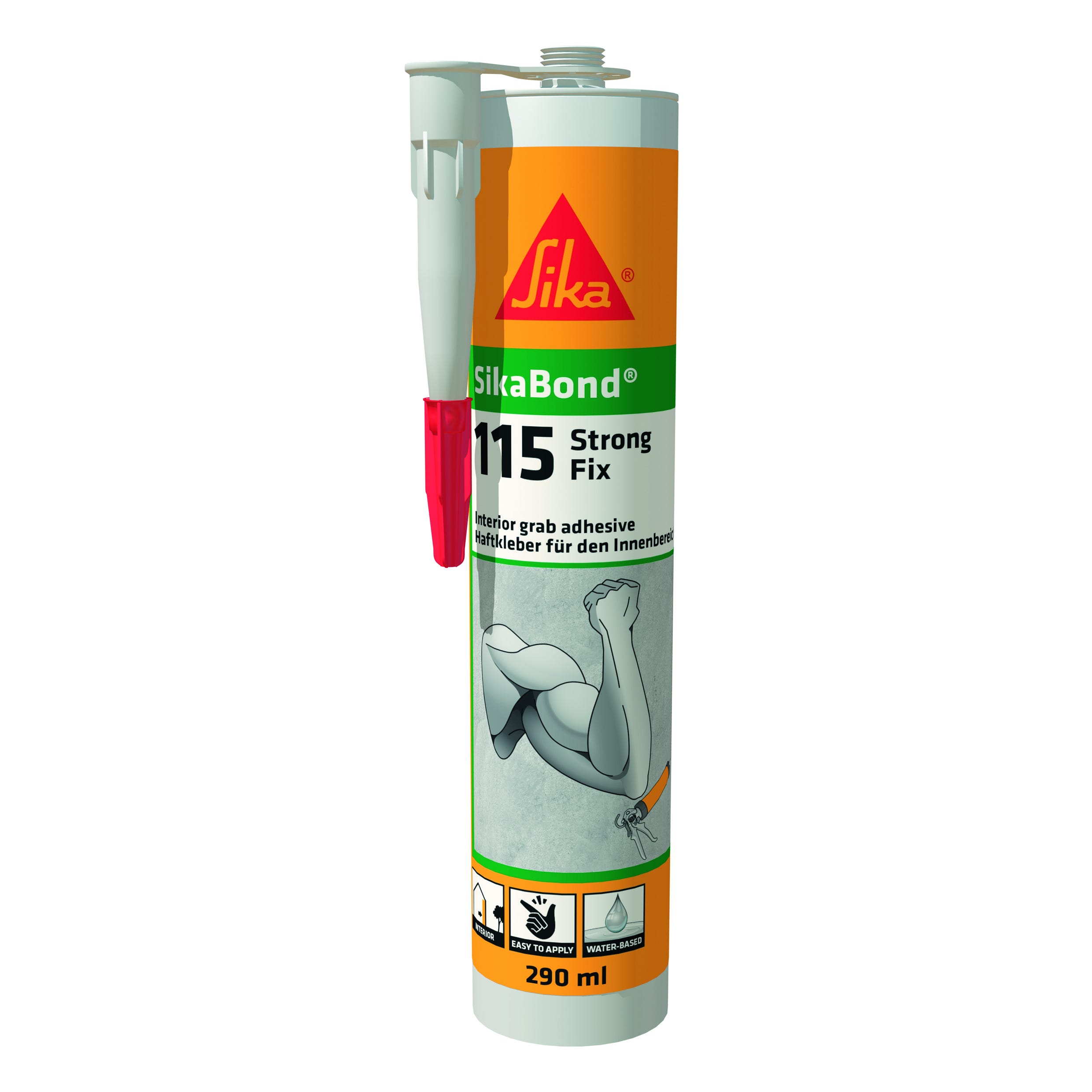 Silicone sigillante SIKA Sikabond-115 Strong Fix bianco 290 ml | Leroy ...