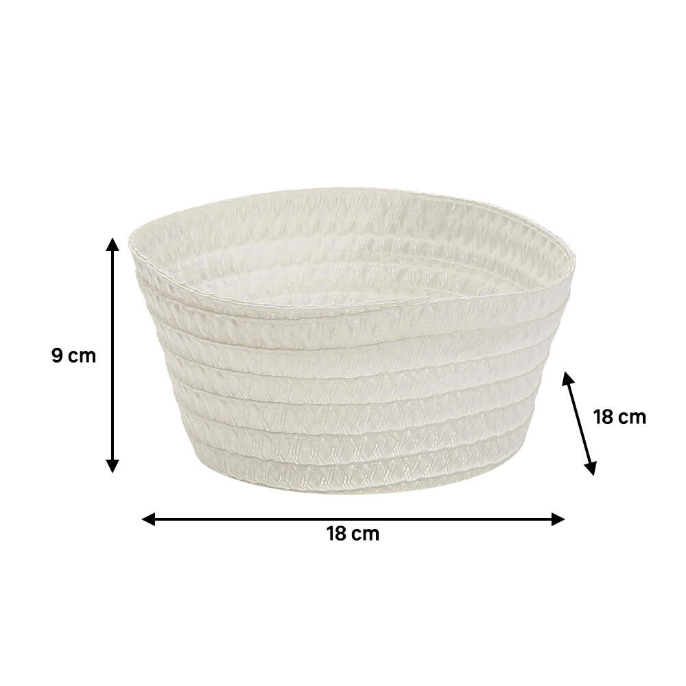 Cesto de arrumação branco - 2