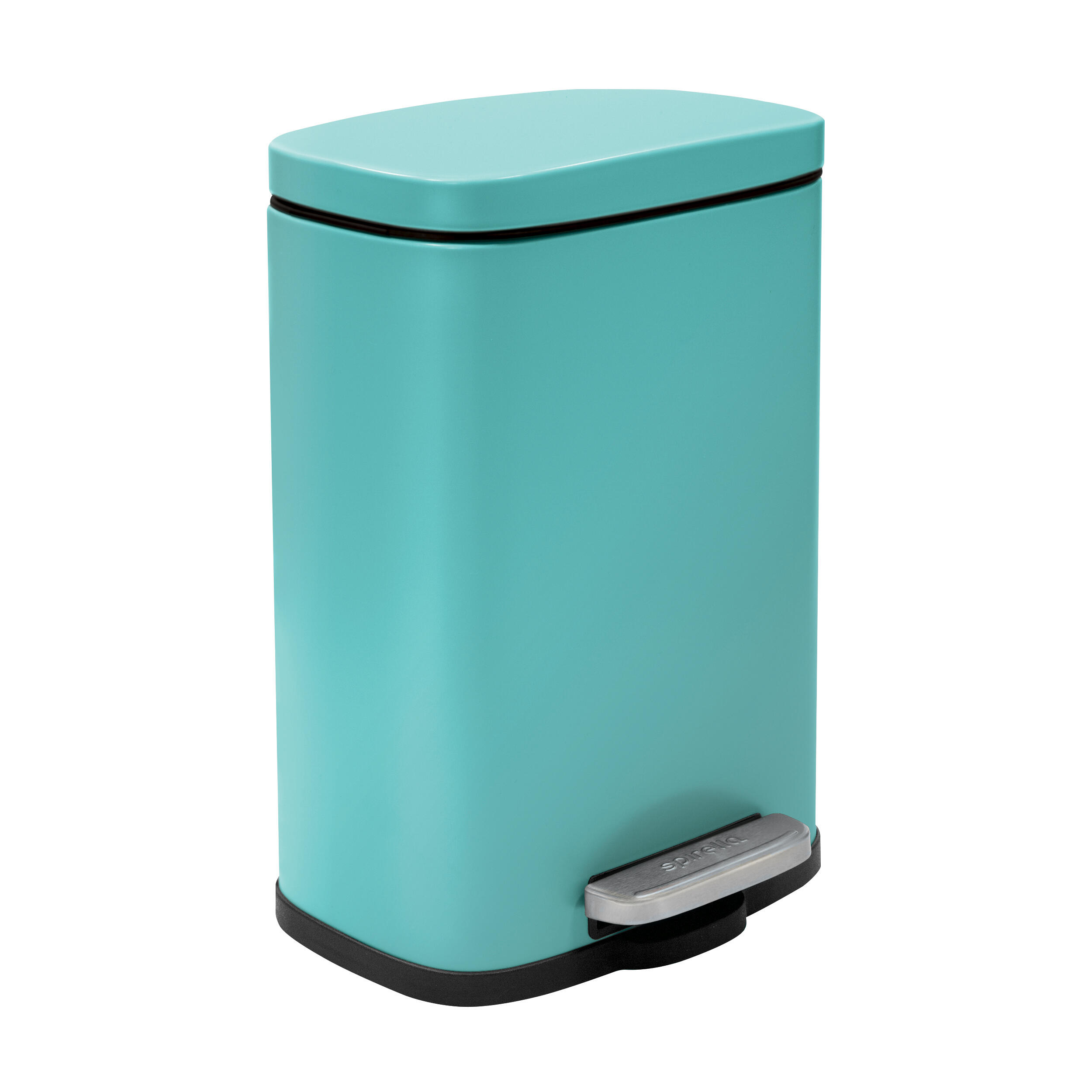 Papelera baño akira azul 5l