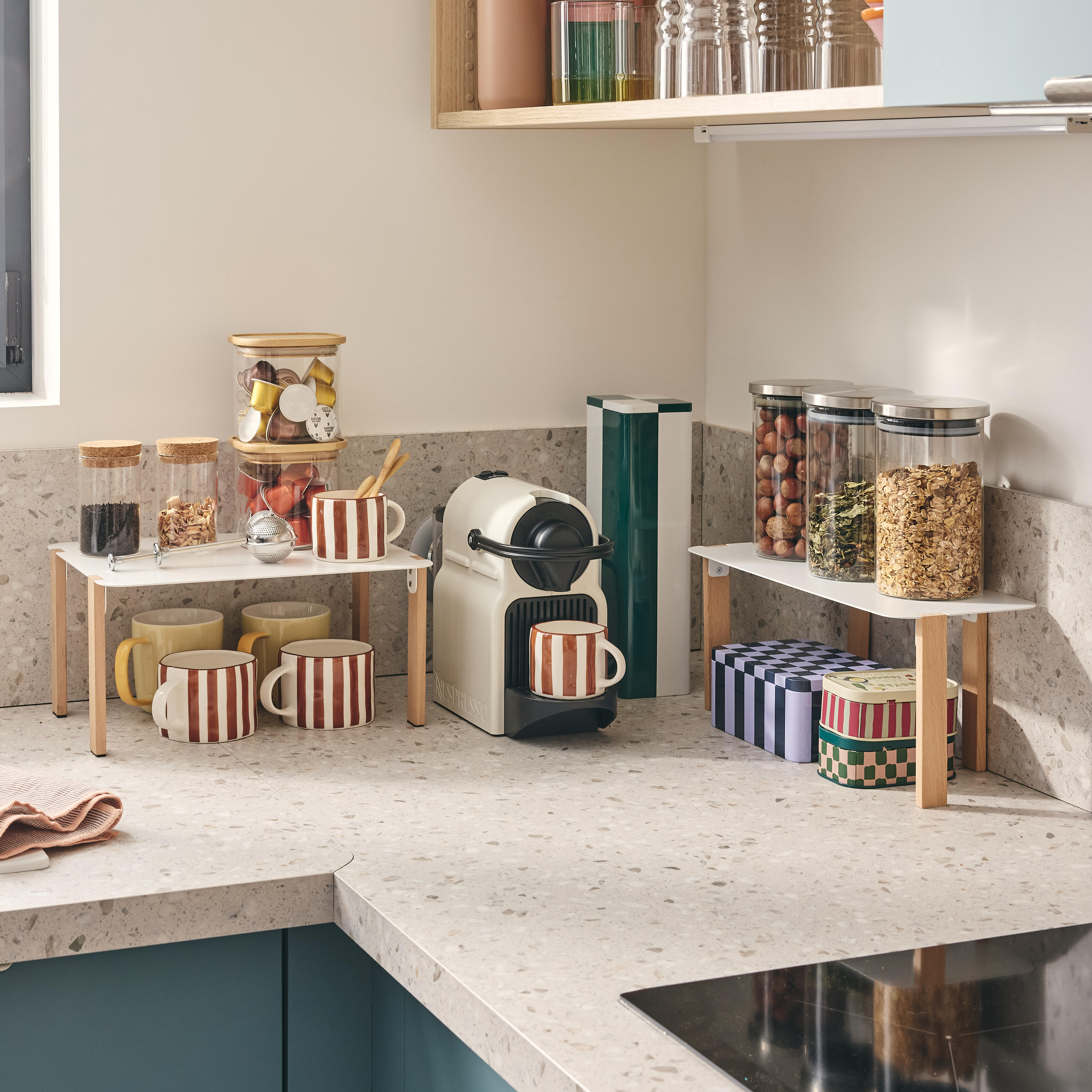 Bocal hermétique en verre et acier inoxydable, 0.86L DELINIA - 2