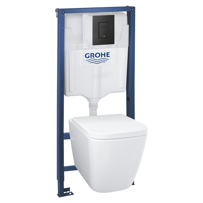 Zestaw podtynkowy Clova Square czarny przycisk Grohe