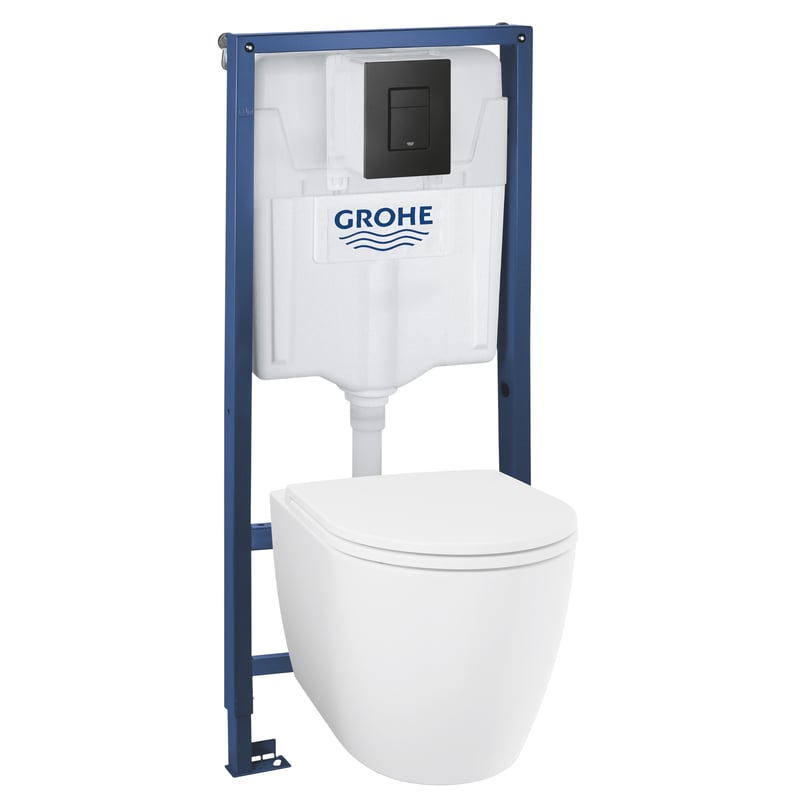 Zestaw podtynkowy Clova Oval czarny przycisk Grohe