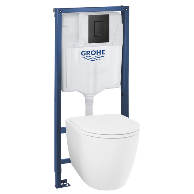 Zestaw podtynkowy Clova Oval czarny przycisk Grohe