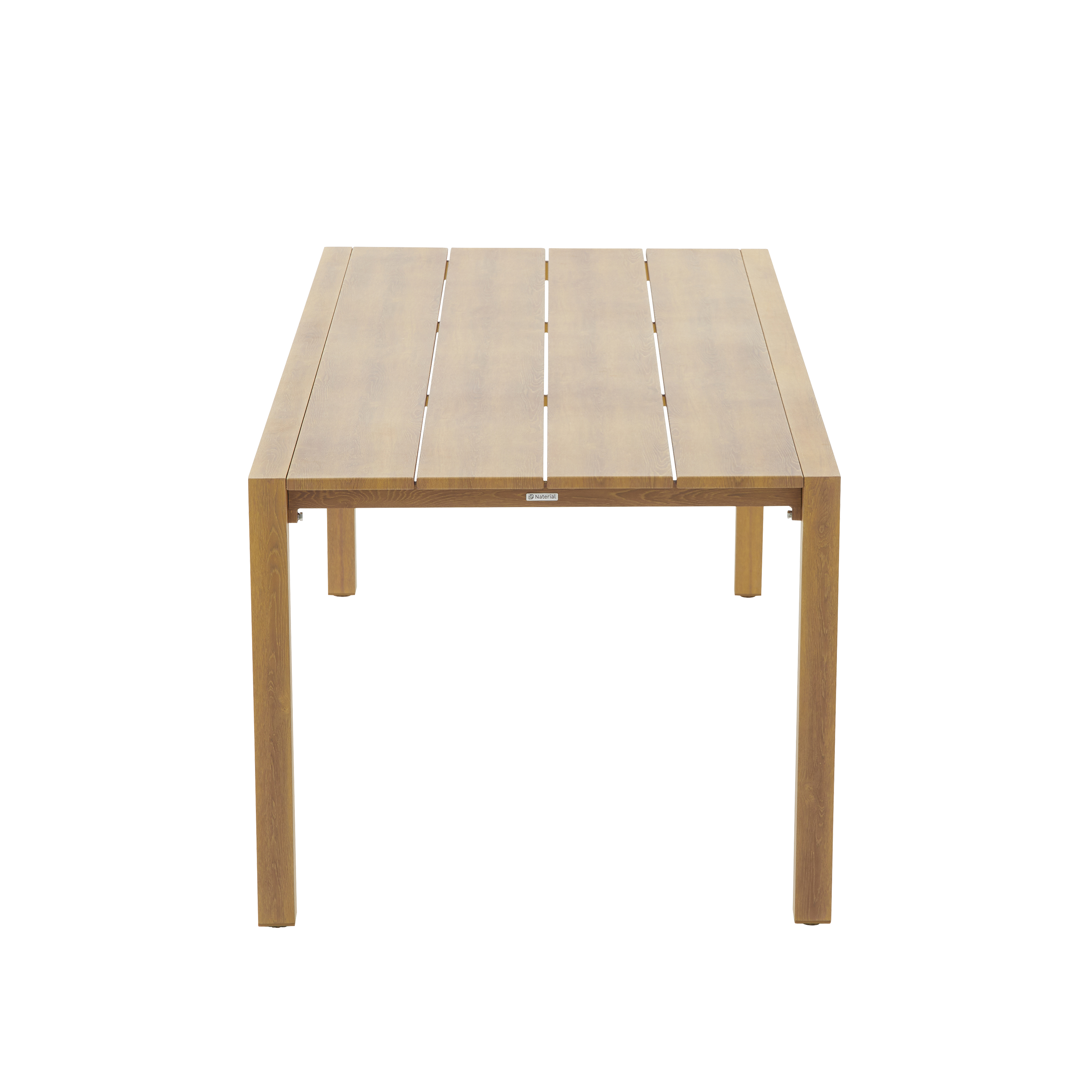 Table de jardin NATERIAL Okinawa aluminium rectangulaire beige 6 personnes - 6