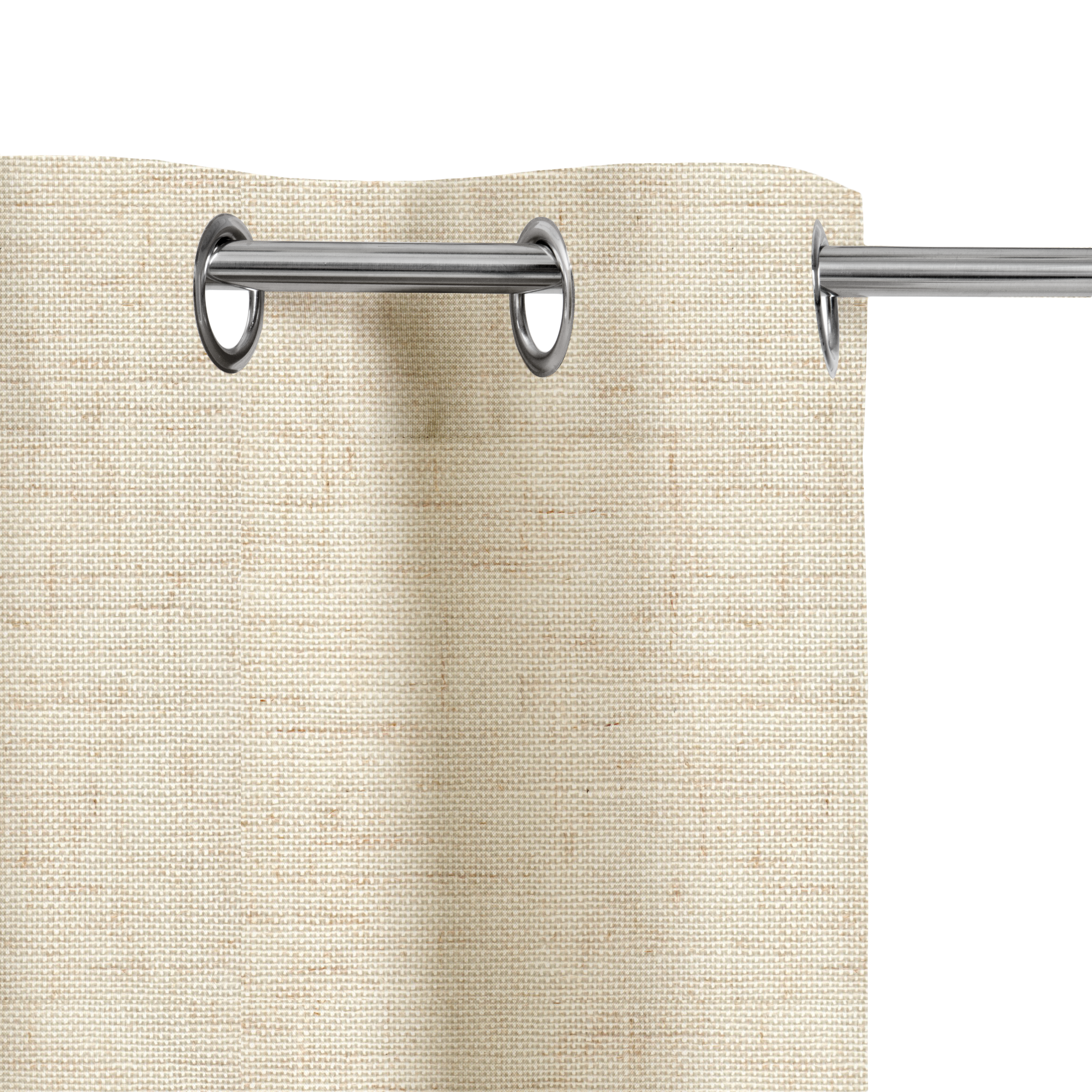 Cortinado ilhós Charlina 140x280cm bege Inspire - 4