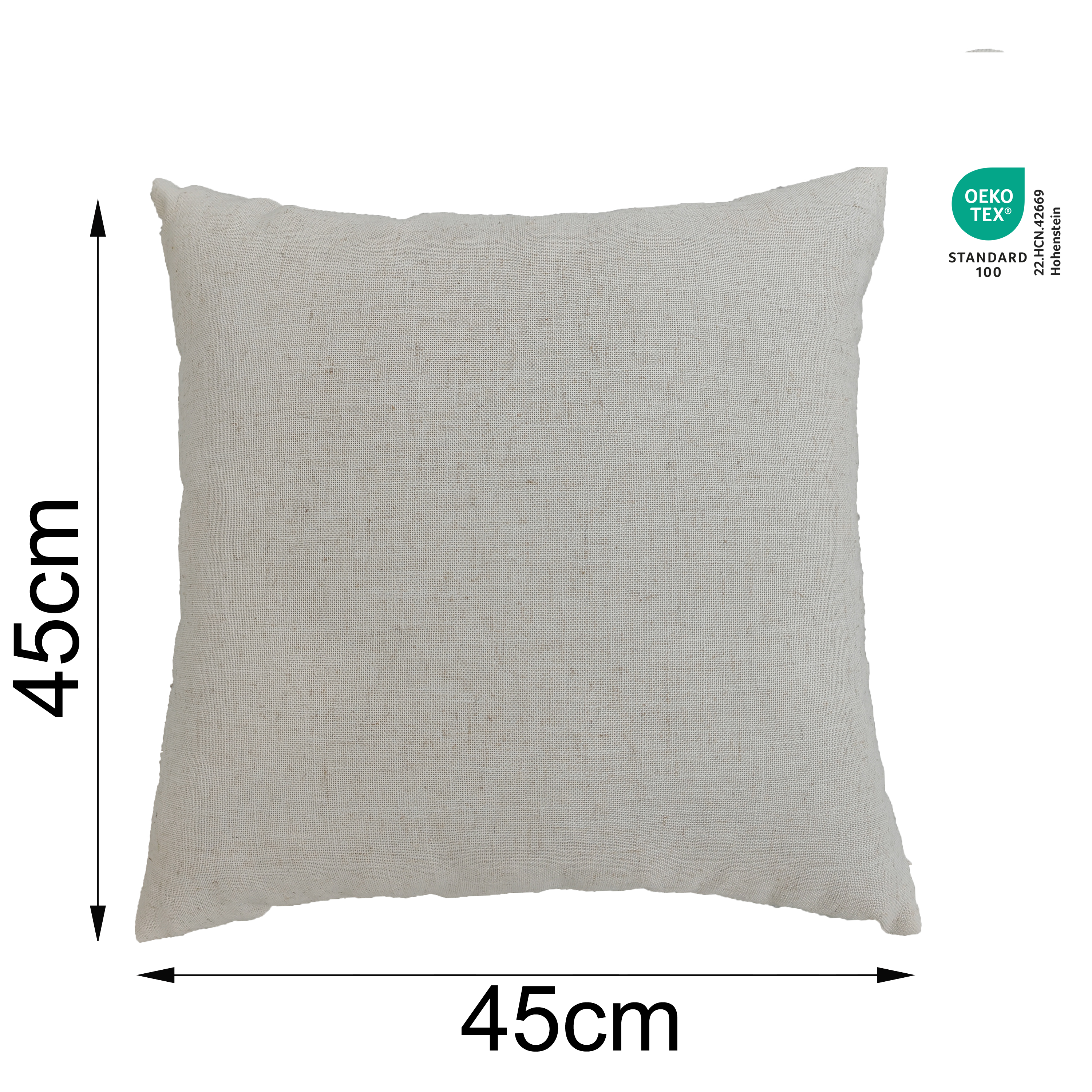 Housse de coussin New charlina beige, 45 x 45 cm - 3