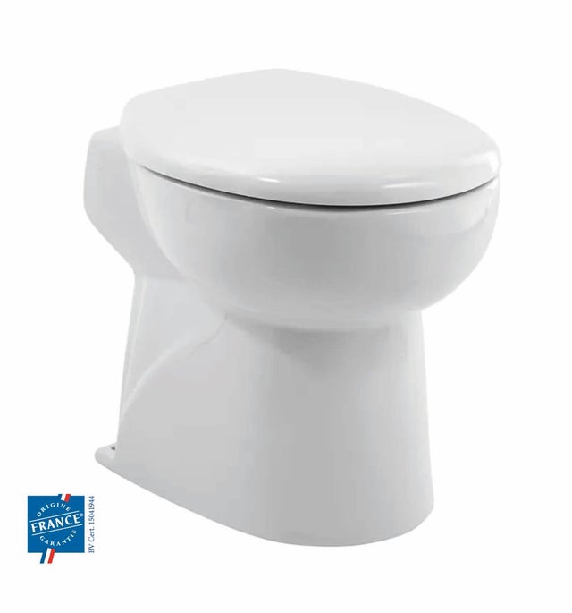 WC à poser avec broyeur intégré mécanisme silencieux Remix SENSEA