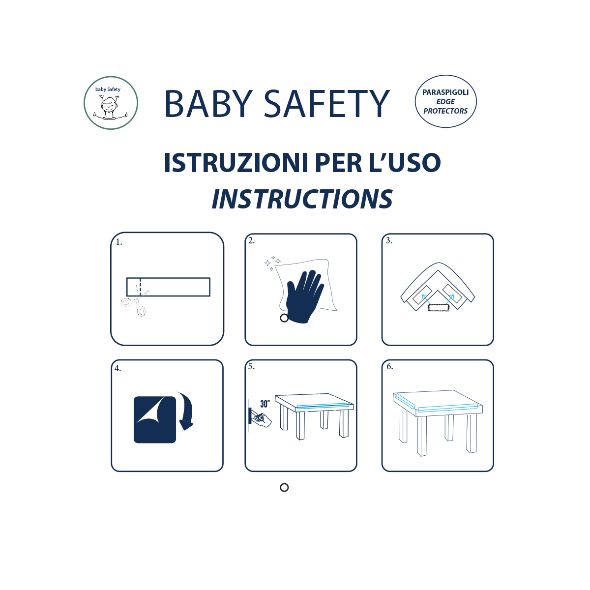 Paraspigolo PARA 41 BC in gomma vulcanizzata bianco L 1000 x Sp 15 mm - 6
