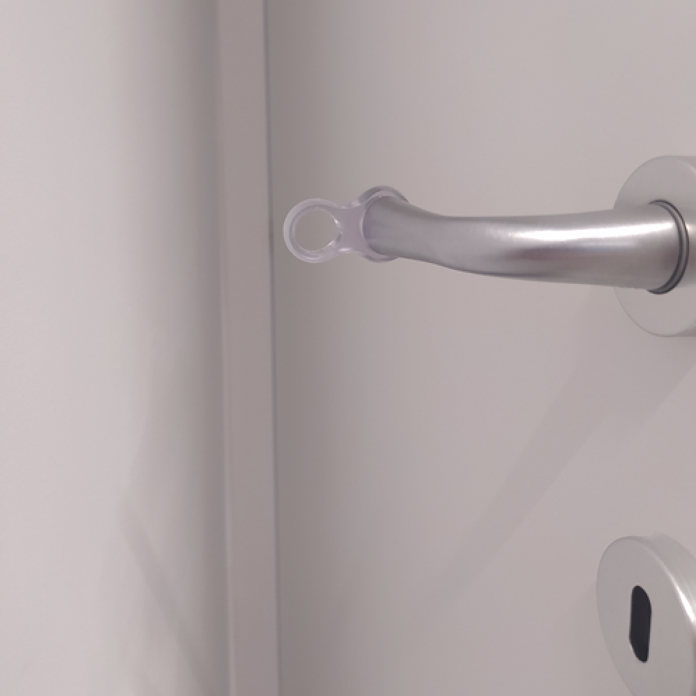 Cuneo UT 21/4 in Polipropilene trasparente Lucido L 2.4 x H 4.5 cm, 4 pezzi - 3