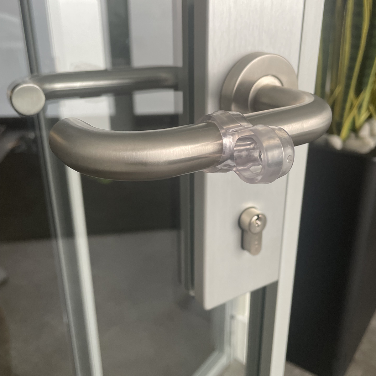 Cuneo UT 21/4 in Polipropilene trasparente Lucido L 2.4 x H 4.5 cm, 4 pezzi - 2