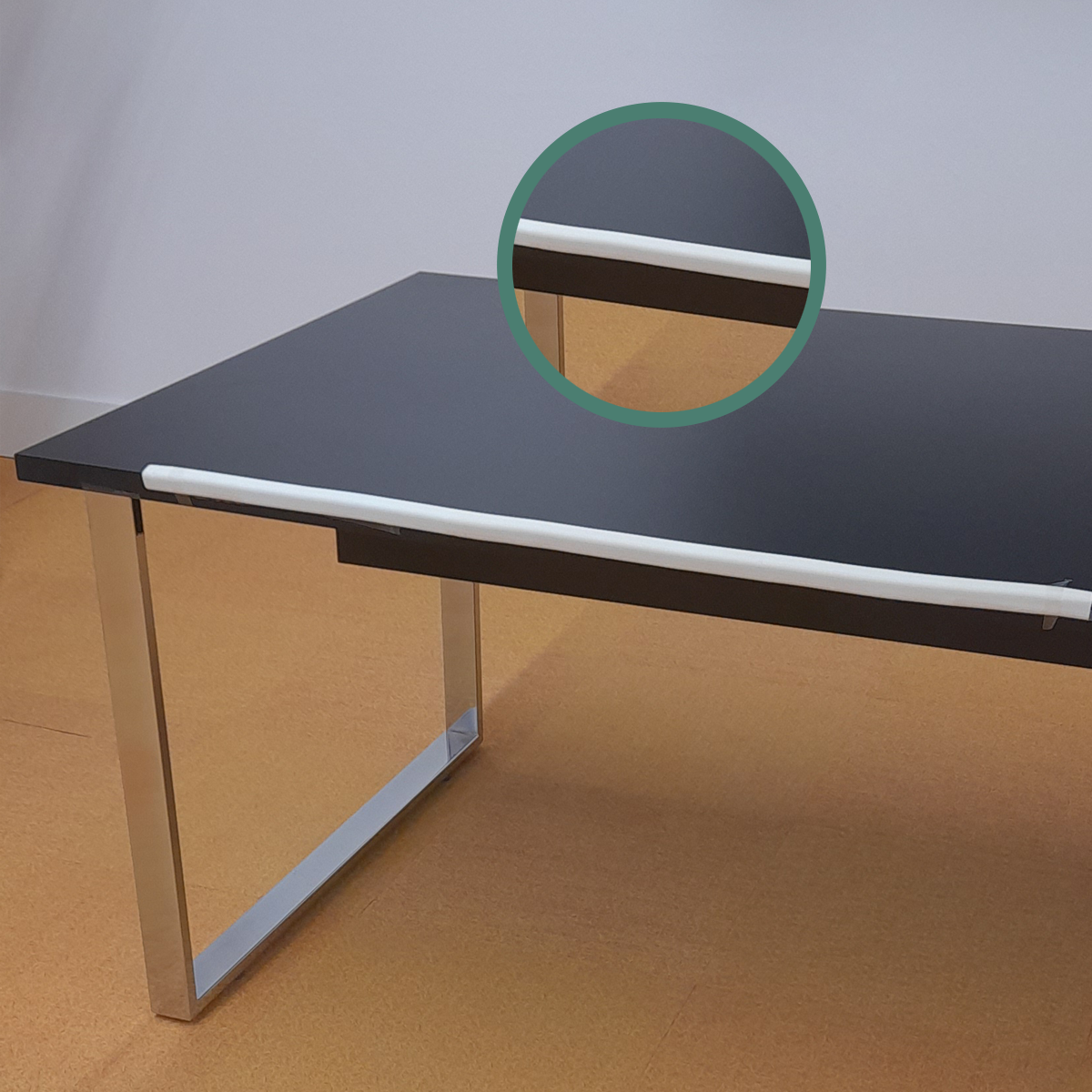 Paraspigolo PARA 41 BC in gomma vulcanizzata bianco L 1000 x Sp 15 mm - 2