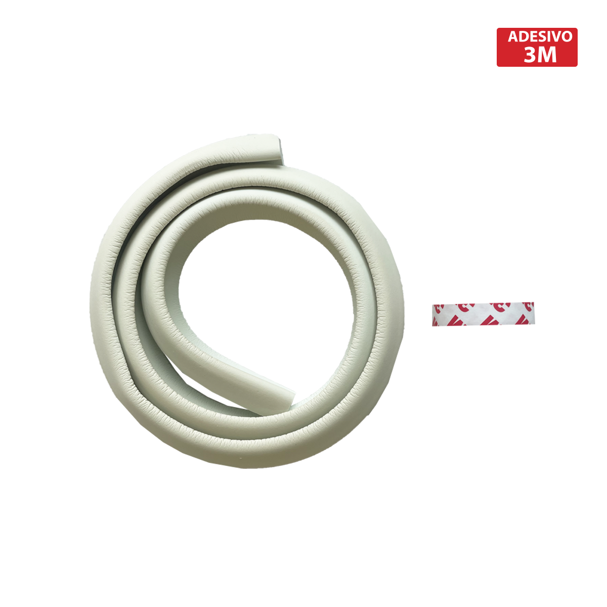 Paraspigolo PARA 41 BC in gomma vulcanizzata bianco L 1000 x Sp 15 mm - 4