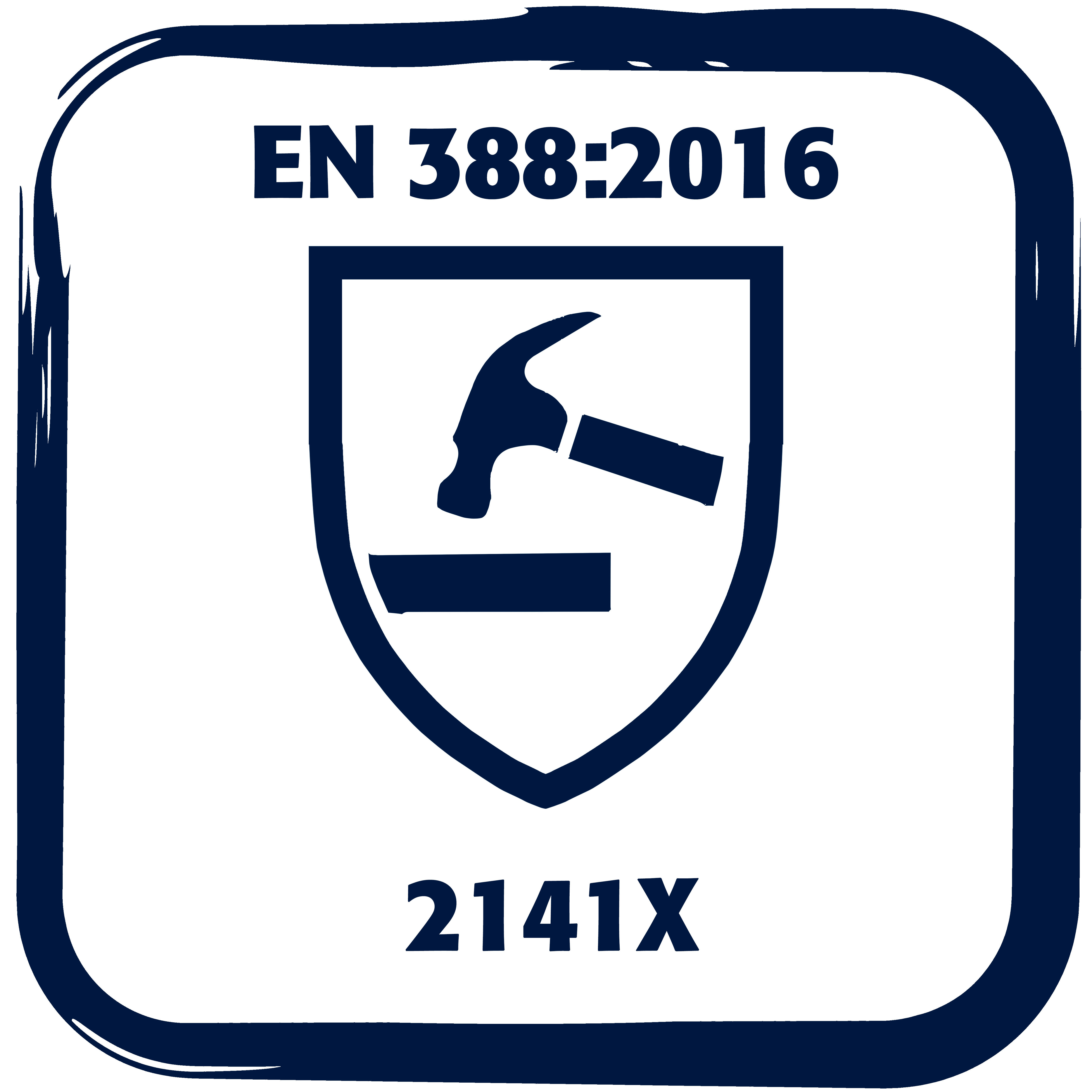 GUANTE POLYESTER ALGODON LATEX  NEGRO TALLA 10 JUBA 122210 - 3