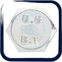 TORNILLOS MÉTRICOS HEXAGONALES PARA METAL CINCADOS 12X90MM. 20UDS - 3