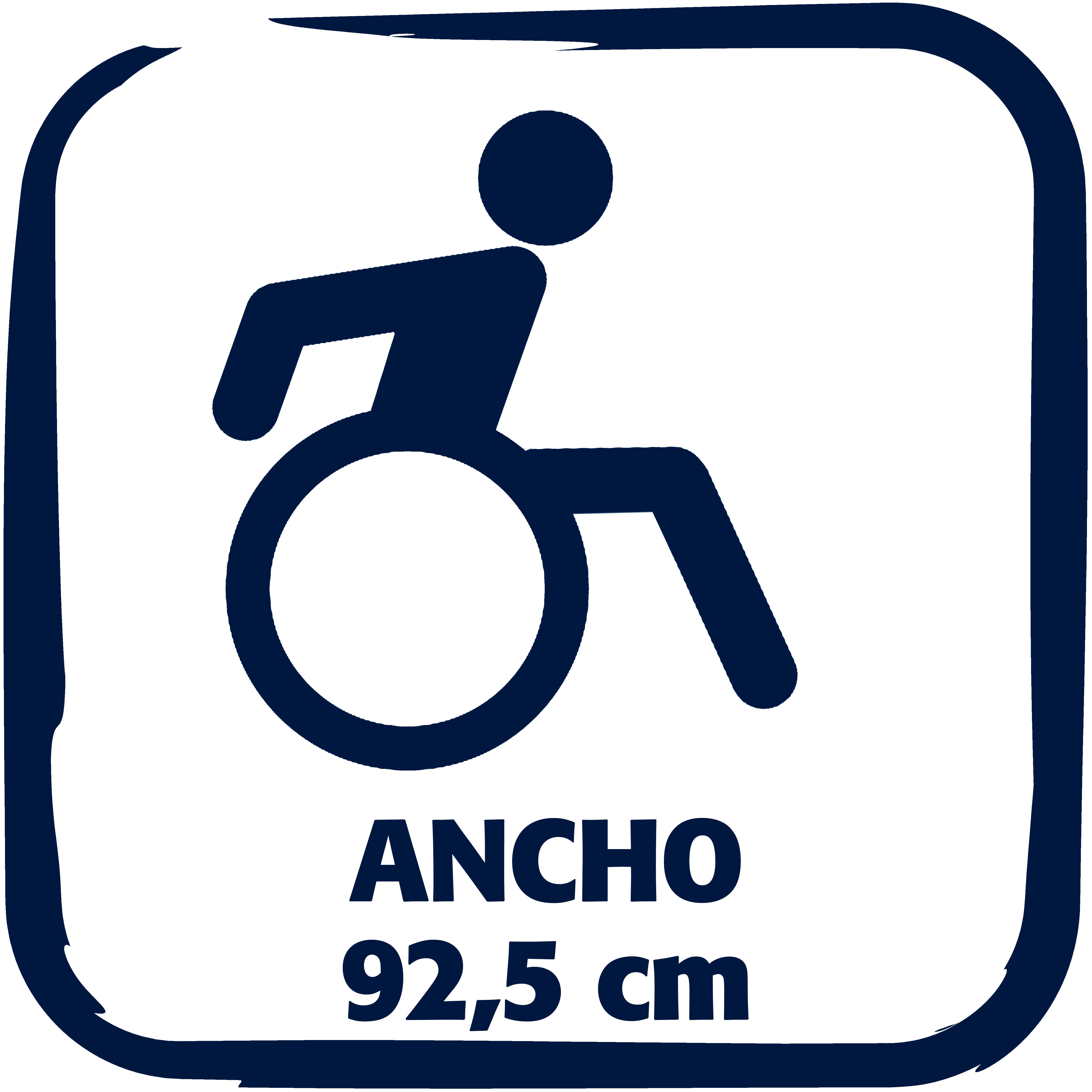 PUERTA ABATIBLE EN BLOCK VINILO NOGAL 72,5CM CIEGA DERECHA - 2