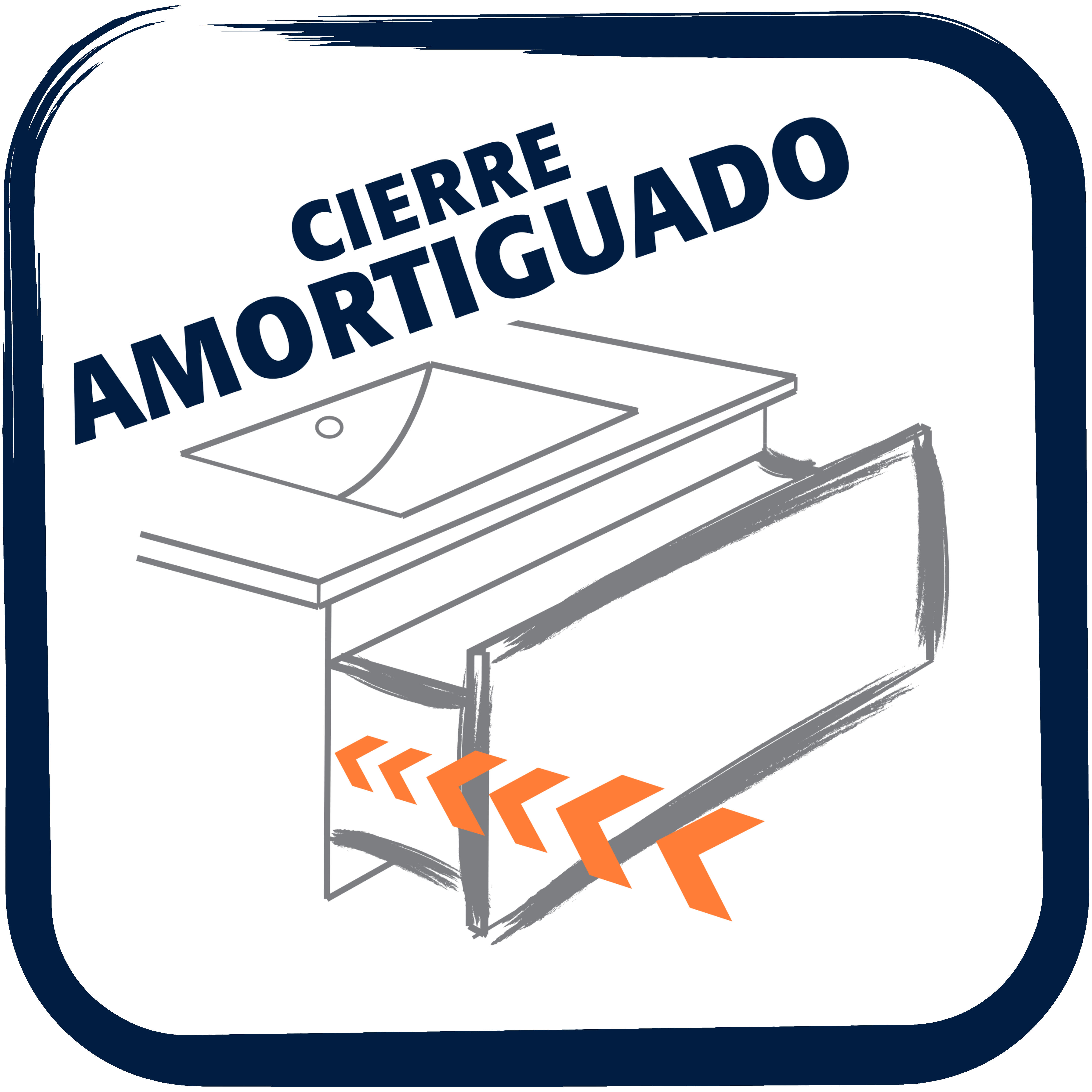 MUEBLE DE BAÑO NOVA  BLANCO 80X45CM - 7