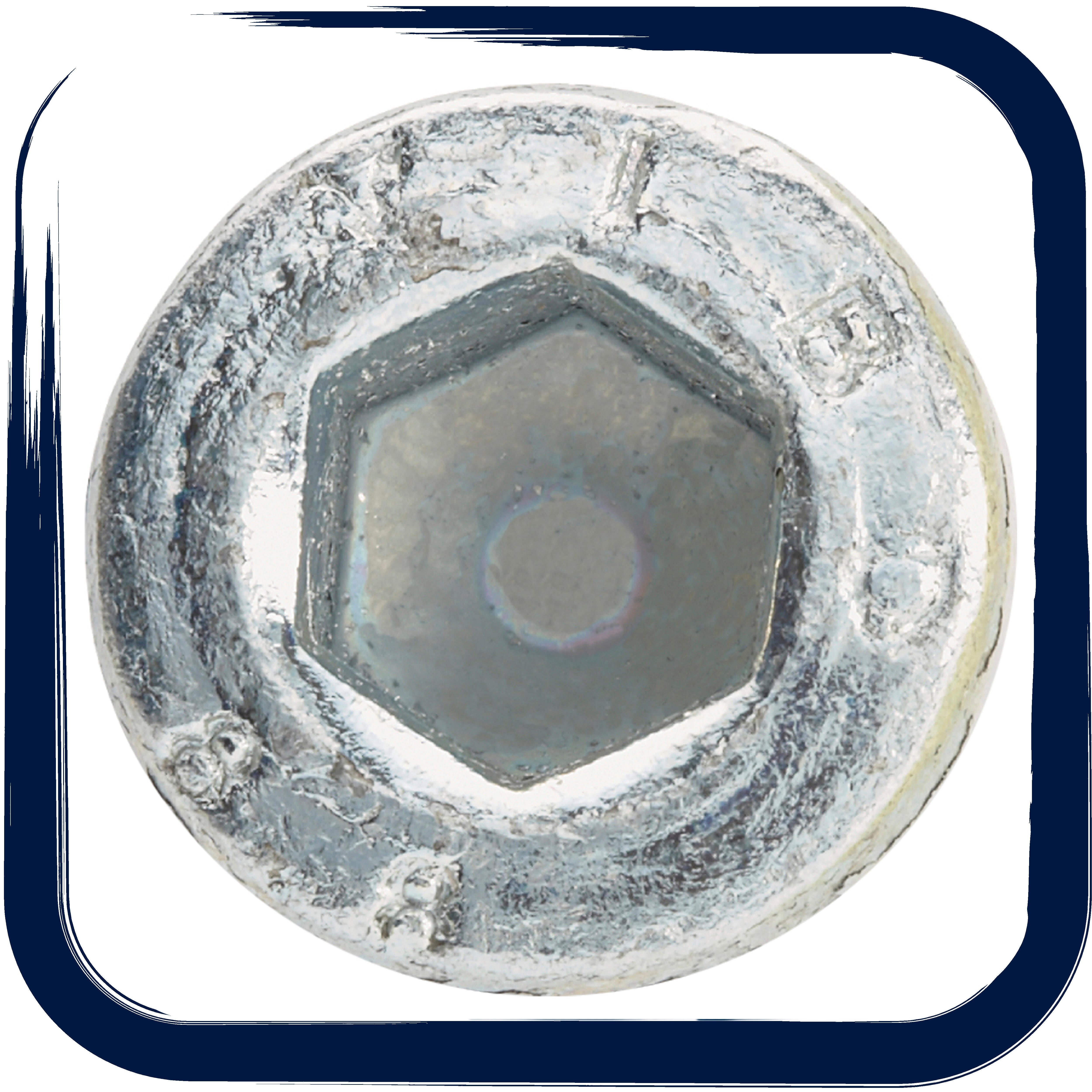 TORNILLOS MÉTRICO CILÍNDRICOS PARA METAL CINCADOS 8X25MM. 100UDS - 5