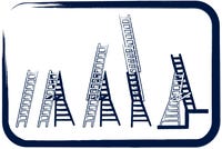 ESCALERA METÁLICA TRANSFORMABLE DE ALUMINIO 8+8 PELDAÑOS - 6