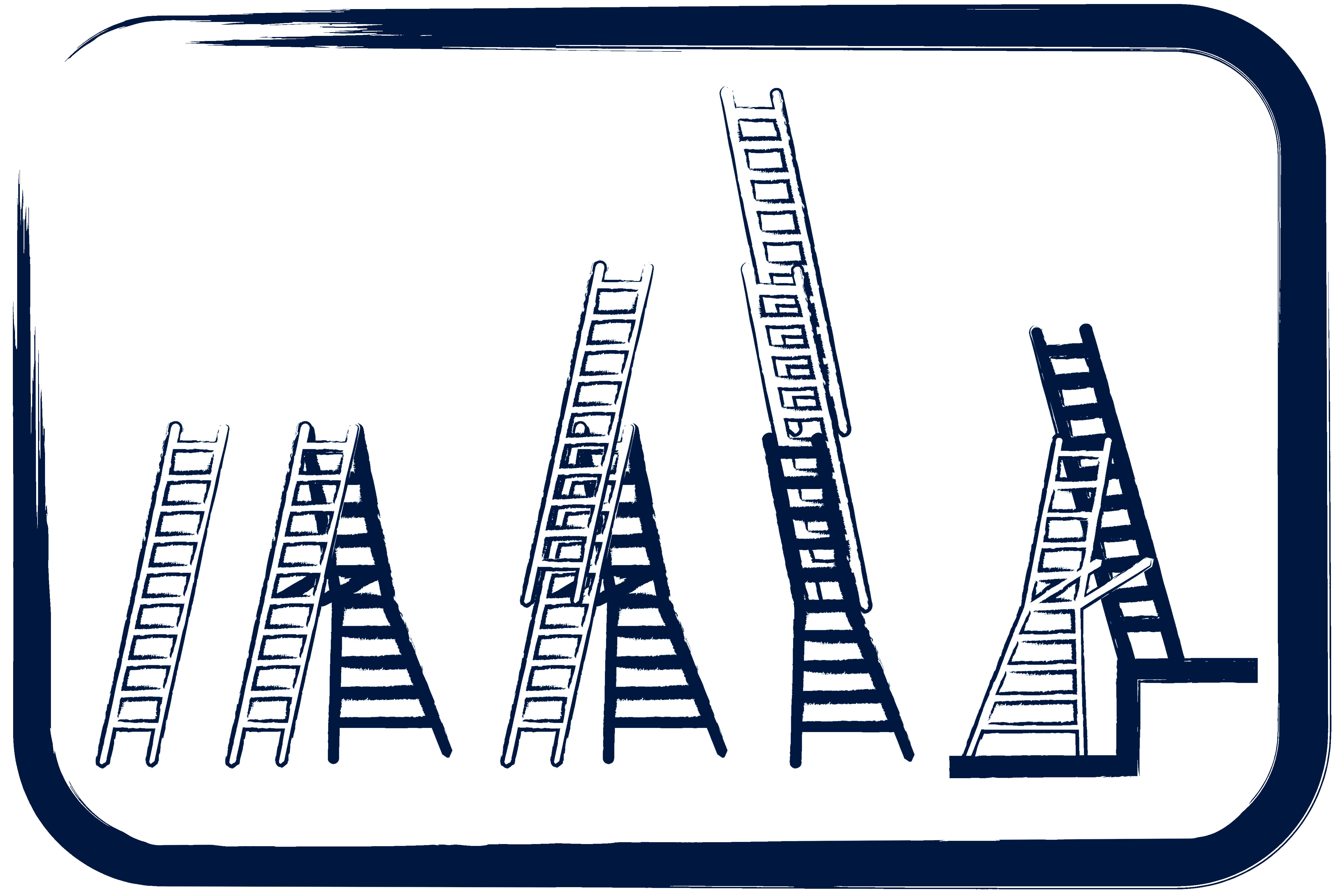 ESCALERA METÁLICA TRANSFORMABLE DE ALUMINIO 9+10+10 PELDAÑOS - 5