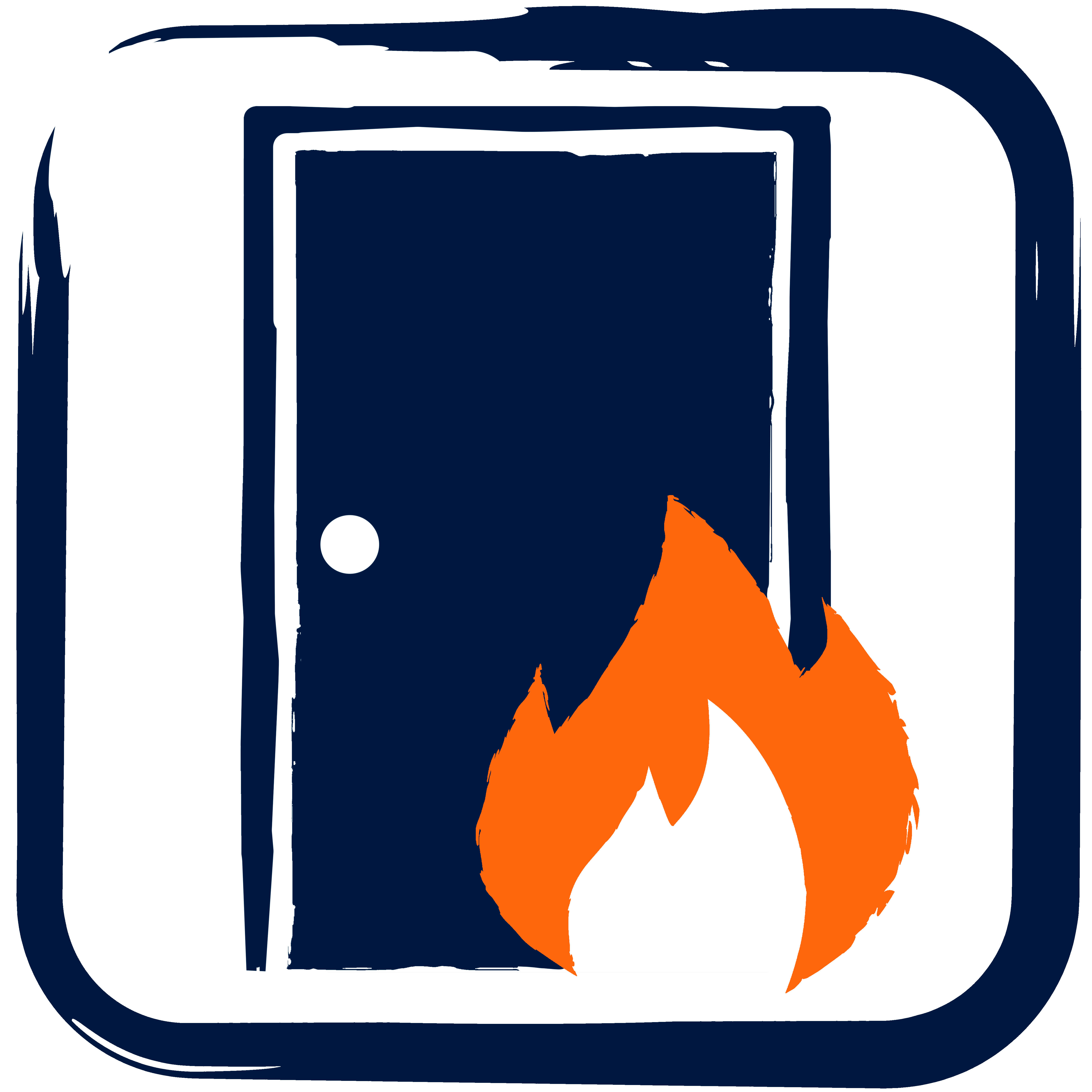 PUERTA ABATIBLE EN BLOCK VINILO GRIS RF60 82,5CM CIEGA DERECHA - 2