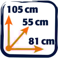 ESTUFA DE LEÑA ATLAS 9.8KW - 2