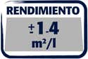 IMPERMEABILIZANTE CAUCHO FIBRADO PROFESIONAL 4L BLANCO - 2