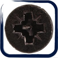 TORNILLOS TIRAFONDO PARA MADERA CINCADOS NEGROS 3,5X50MM. 200UDS - 3