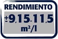 PINTURA PLASTICA BLANCA MATE 15L MATE SUPERIOR - 2