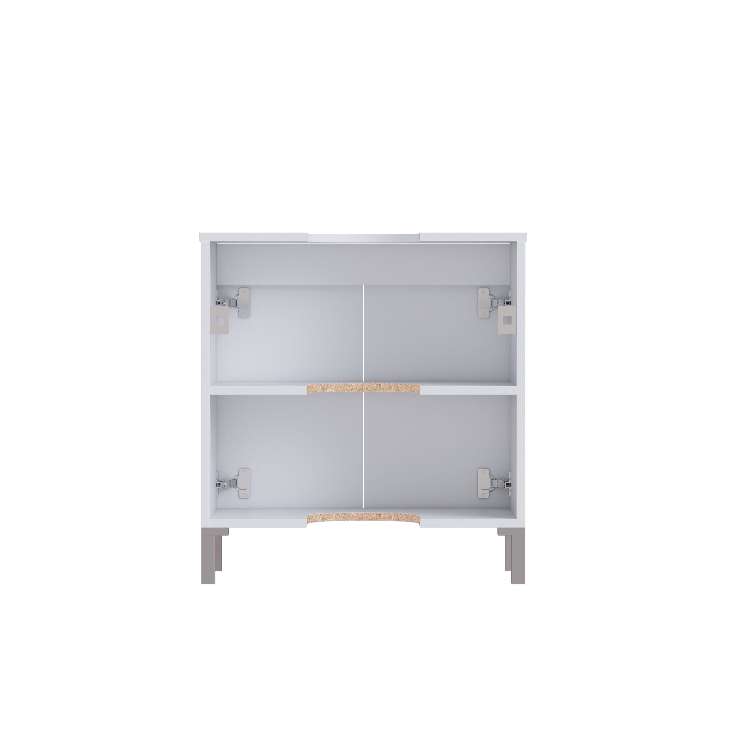 Mobile da bagno sospeso sotto lavabo L 60.5 x H 65 x P 40 cm, 2 ante SENSEA Essential - 4