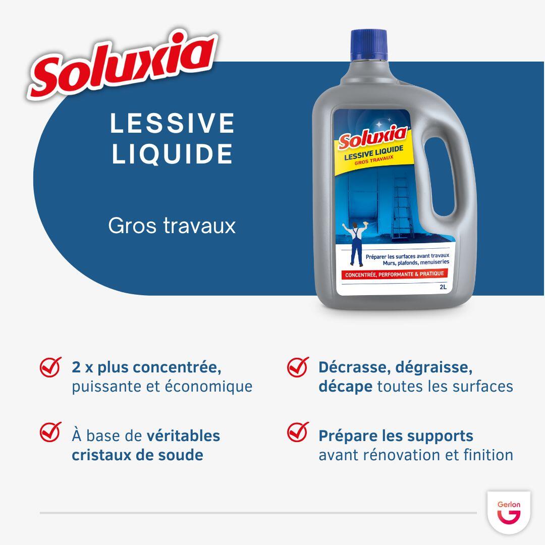 Décrassant SOLUXIA Gros travaux chantier et rénovation, 2L - 4