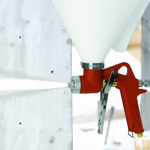 Pistolet tynkarski z wymiennymi dyszami