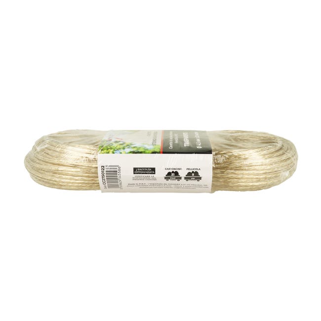 CORDA CAVO STENDI BIANCHERIA IN ACCIAIO PLASTIFICATO 4 mm X 20 MT + 6 MORSETTI - | Leroy Merlin CORDA CAVO STENDI BIANCHERIA IN ACCIAIO PLASTIFICATO 4 mm X 20 MT + 6 MORSETTI - | Leroy Merlin