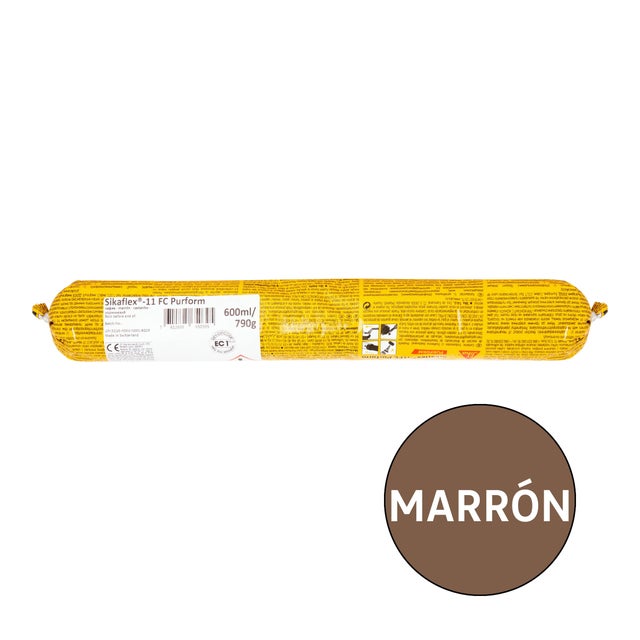 MASILLA A BASE DE POLIURETANO SIKAFLEX 11FC PURFORM 600 ML MARRÓN