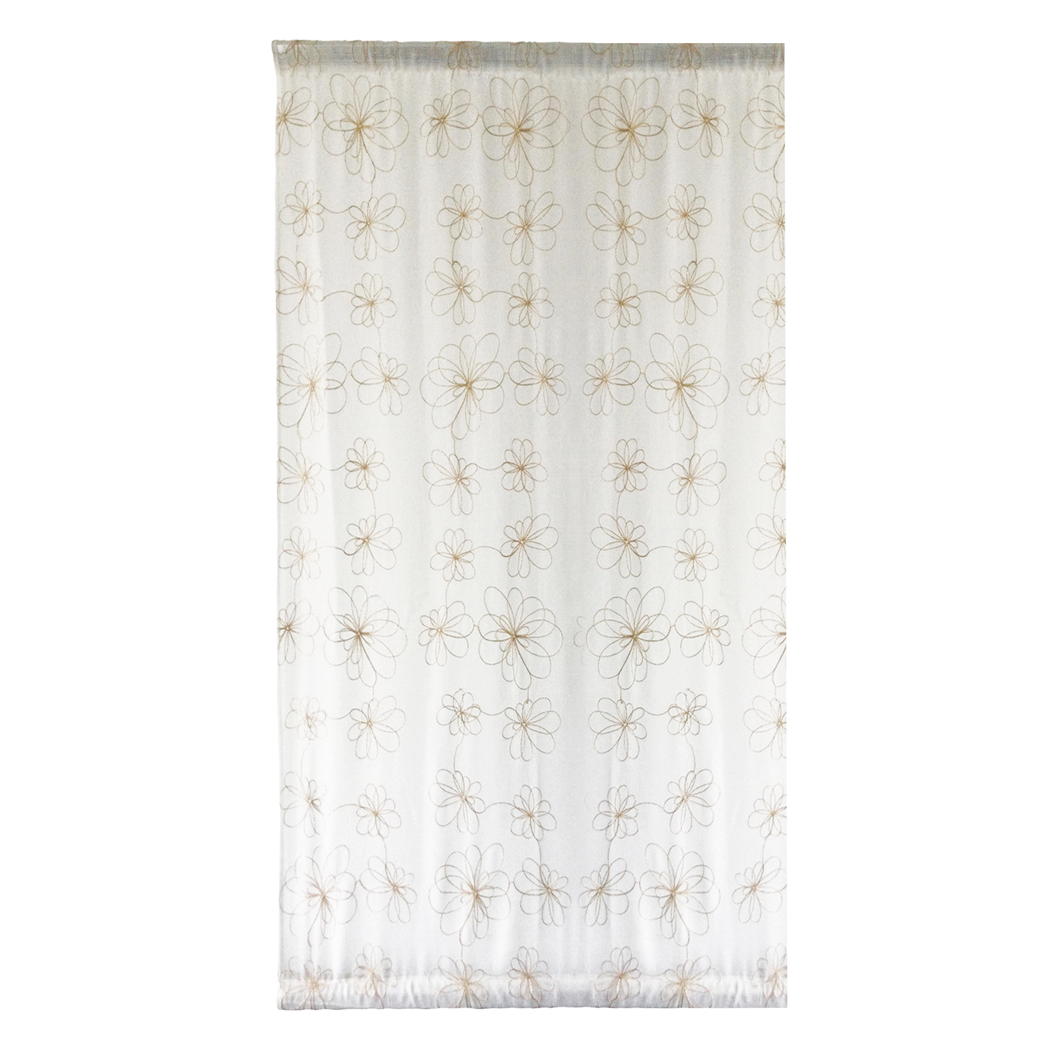 Lush Decor Coppia di tende per finestra in cotone tinto in filo, 274,3 cm di lunghezza x 101,6 cm di larghezza, giallo e grigio