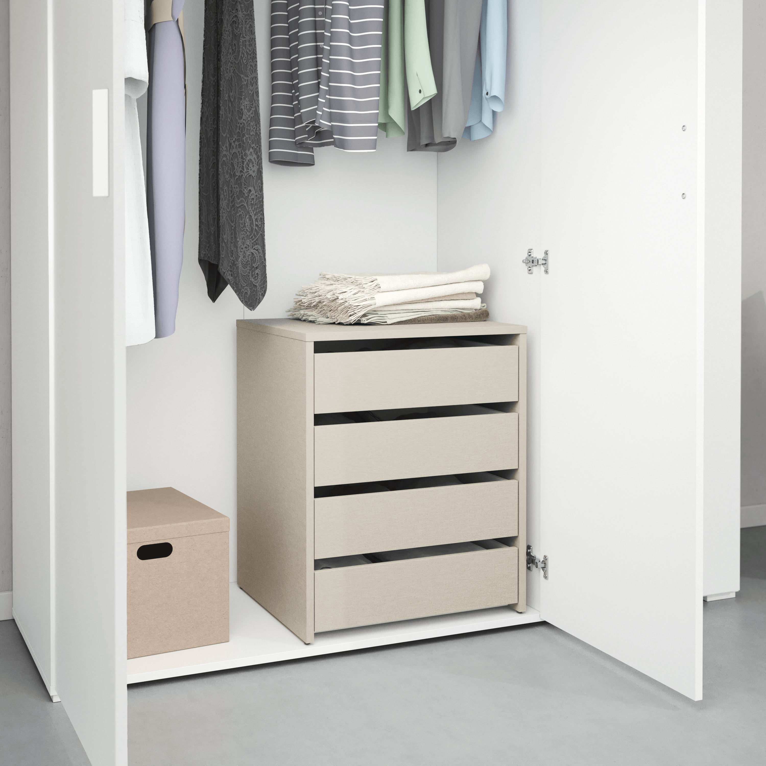 Cajonera KIT 4 cajones K-715 Serie MEKA Textil 60,7x50x45
 - 3