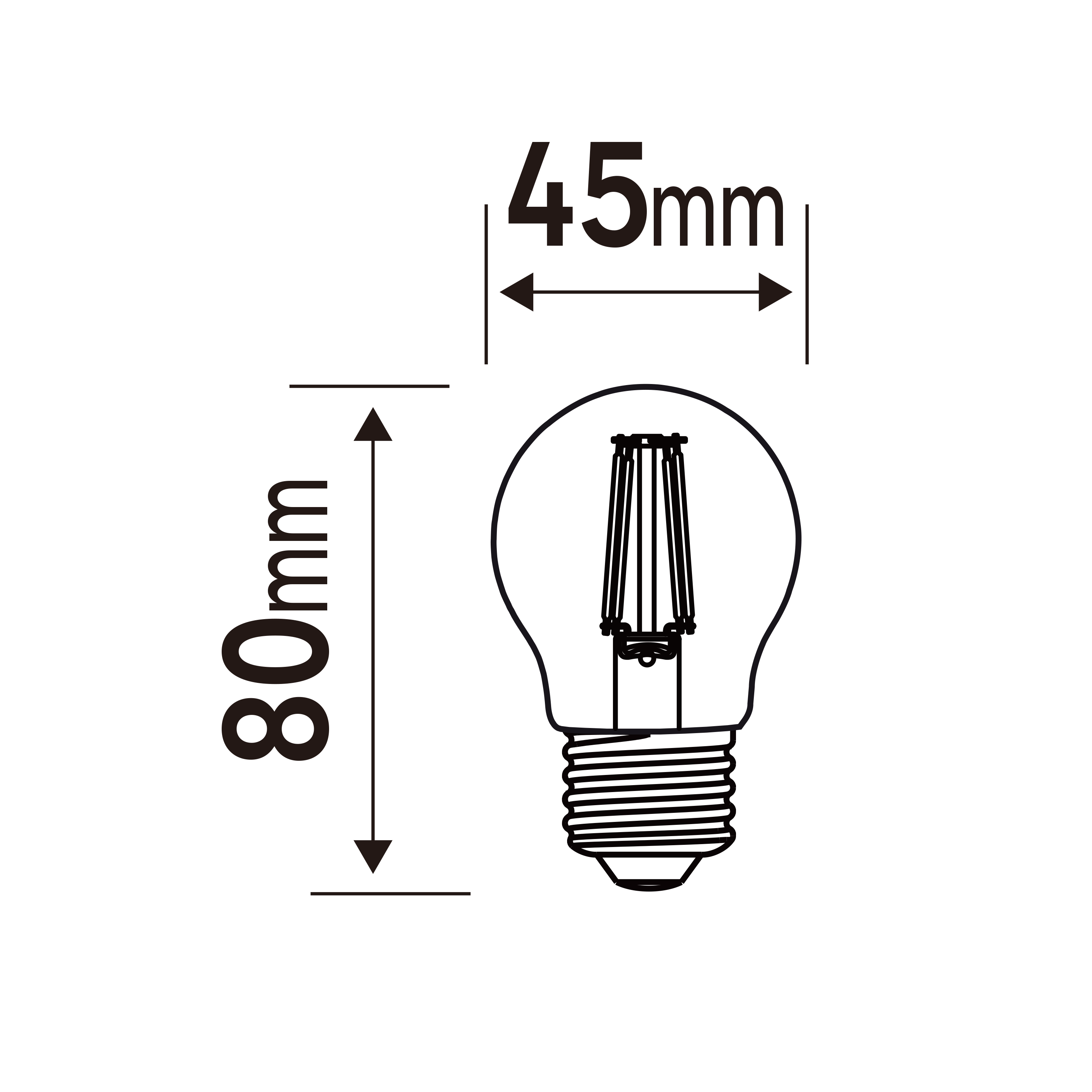 Żarówka LED E27 ciepła barwa 2700K 250 lm 1.8W LEXMAN - 2