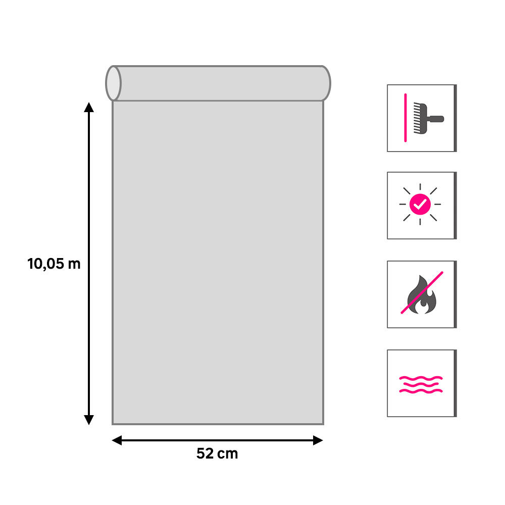 Papel pintado vinilo aplicación cola en pared Trampantojo Palillería marrón  SUPERFRESCO EASY 52cmx10.05m limpìeza con paño húmedo apto para cocinas o baños - 5